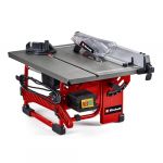 Einhell Scie circulaire sur table TC-TS 8 I (800 W, hauteur de coupe 45 mm, lame Ø 200 mm, butée d’angle, butée parallèle, raccord pour aspirateur, avec lame aux carbures de tungstène)