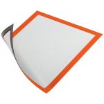 Durable 4869-09 - Lot de 5 cadres d'affichage DURAFRAME Magnetic, pour format A4, orange