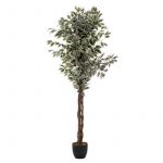 Atmosphera Plante artificielle Ficus en pot H 180 cm Vert