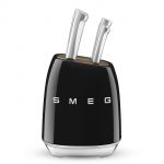Smeg Bloc couteaux 6 pcs multi-usages noir