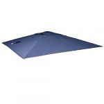 Mendler Revêtement pour parasol de luxe HWC-A96, 3x4m (Ø5m) polyester 3,5kg bleu