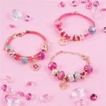 Make It Real Kit de fabrication bracelets 27pcs Halo Charms Think Pink