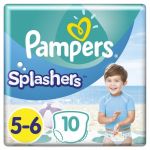 Pampers Splashers taille 5-6 (14 kg+) - Lot de 4 x 40 couches-culottes de bain jetables