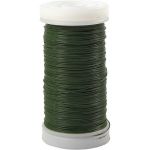 Creotime Fil métallique Vert spécial art floral 0,3 mm - 160 m