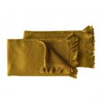 Declikdeco Lot de 2 serviettes invités LUNA Nuts 50 x 30