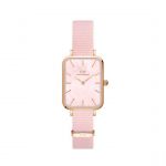 Montre Femme Daniel Wellington QUADRO DW00100509 - Bracelet Nylon rose