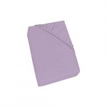 Italian Bed Linen Max Color Drap-Housse, 100 % Coton, Lilas, 1 Place