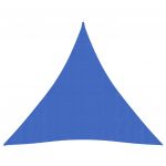 VidaXL Voile d'ombrage 160 g/m² Bleu 3x3x3 m PEHD