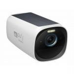 Ot r eufyCam 3 Cam&eacute;ra R&eacute;seau Connect&eacute;e Ext&eacute;rieure Sans Fil Wi Fi Vision Nocturne Spotlight 4K Panneau Solaire Blanc Noir