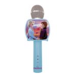 Lexibook Microphone enfant Bluetooth changeur de voix Disney La Reine des neiges 2