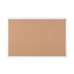 Bi-office Tableau liège antimicrobien cadre aluminium blanc - 60 x 45 cm