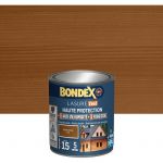 Bondex Lasure 2en1 Indice 15 / 5 ans - Chêne moyen - Satin - 1L