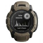 Garmin Montre connectée Mixte 010-02805-02 beige Instinct 2X Solar Tactical Edition
