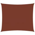 VidaXL Voile de parasol Tissu Oxford rectangulaire 3x4 m Terre cuite