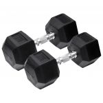 Orange Gym Halt&egrave;res xagonales 2x4 kg Noir