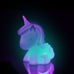 Veilleuse licorne multicolore