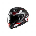 HJC Casque int&eacute;gral F71 Arcan MC1SF noir/blanc/rouge mat- L