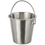 Ibili 711810 Seau INOX, Gris 10 x 10 x 10 cm