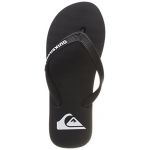 Quiksilver Molokai, Chaussures de Plage & Piscine Homme, Noir Black/White Xkkw, 45 EU