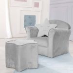 Roba Fauteuil pour enfants Gris argenté