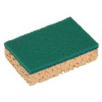 Spontex Professionnel éponge grattante verte grand modèle 130 x 84 x 24 mm _ Sachet de 10