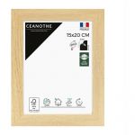 Ceanothe Cadre photo bois clair 15x20 cm r&eacute;sine recycl&eacute;e