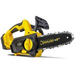 Garland Bulk Keeper 108-V23 Tron&ccedil;onneuse d'&eacute;lagage avec batterie jaune 20 V 800 W