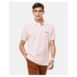 Lacoste L1212 - Polo - Coupe droite - Manches courtes - Homme - Rose (Flamant) - XL (Taille Fabricant : FR 6)