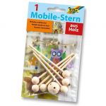 Folia Etoile en bois pour mobile 22cm