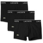 Lacoste V&ecirc;tements int&eacute;rieurs Pack Of 3 - Black - XXL
