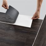 Neu holz Lames Laminées PVC Vinyle Design Revêtement de Sol Ad sif Compatible au Planc r Chauffant 42 Pièces 5,85 m² Dark Wood Wenge Bois de Wengé