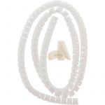 Lifedom Gaine Range Câble Blanc Diamètre 20cm 1,5m