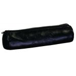 Airness Trousse ronde cuir ébène - Noir
