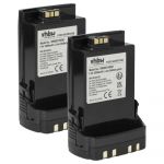 Vhbw 2x Batterie compatible avec Motorola SRX2200 radio talkie-walkie (2500mAh, 7,4V, Li-ion)