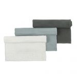 Nattou Set de 3 langes 65x65 cm Luna & Axel - Vert/Blanc