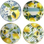 Signes Grimalt Dessous de Plat en C&eacute;ramique Design Citron, Set de 4 unit&eacute;s pour D&eacute;coration de Table et Cadeaux Originals