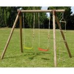 Soulet Lola - Portique 3 agr&egrave;s en bois pin trait&eacute; H 1,90 m