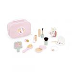 Janod Malette Beaut&eacute; - Th&egrave;me Licorne - 10 Accessoires Fournies - Jouets de Maquillage en Bois FSC - Kits Jouets Cosm&eacute;tiques - D&egrave;s 3 Ans - J06465, Rose