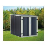 Abri à vélo NIKI en acier galvanisé gris 2,81 m²