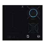 Electrolux Table de cuisson KDI641723K mixte commandes sensitives + manettes