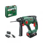 Bosch Home and Garden Universal Hammer -Marteau perforateur sans fil 18 V 2.5 Ah Li-Ion + batterie, + chargeur, + malle