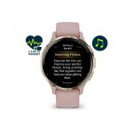 Garmin Montre sport Venu 3S pink Dawn + Peach Gold