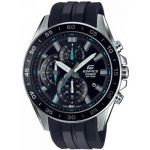 Casio Chronographe Montre-bracelet EFV-550P-1AVUEF (L x l x h) 53 x 47 x 12.1 mm argent, noir Matériau du boîtier=acier inoxydable Matériau (bracelet)=Résine