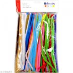 Artémio Fil chenille 0,8 x 30 cm - Multicolore - 210 pcs