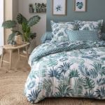 Origin Drap housse en lyocell vert 160x200