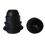 Douille E27 t rmoplastique simple bague noir