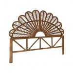 Sweeek - T&ecirc;te de lit en rotin fonc&eacute;. Anggun 160 cm