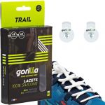 Gorilla Lacets Trail Lacets / guêtres / semelles Blanc - Taille TU