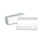 Colis de 20 Paquets de 250 Essuie mains 2 plis plié en V, Ft : 22 x 21 cm blanc ADVEO 405733