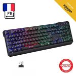 Klim Chroma Clavier Gamer sans Fil AZERTY FRANÇAIS